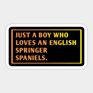 English Springer spaniel Sticker